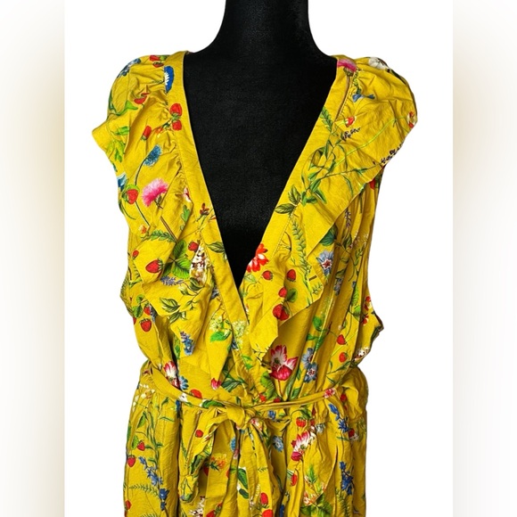 Anthropologie Maeve Floral-Wrap Mini Dress NWT - Picture 10 of 13